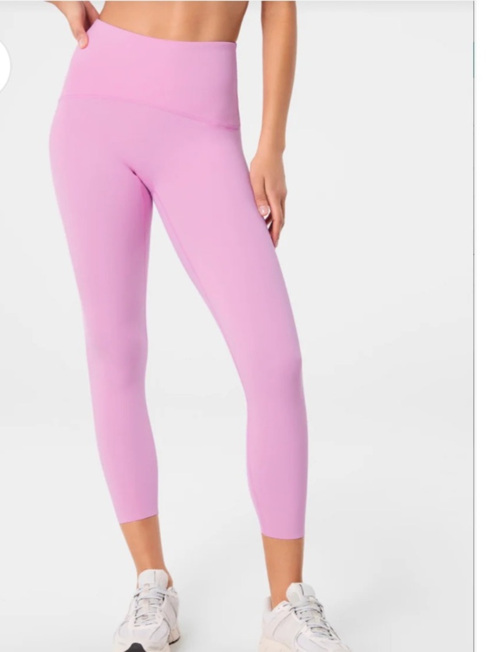 SPANX Pink Booty Boost High-Waist Performance Leggings Petunia Pink Size L